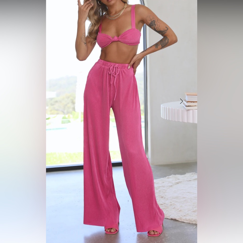 Hello Molly Pink Top and Pants